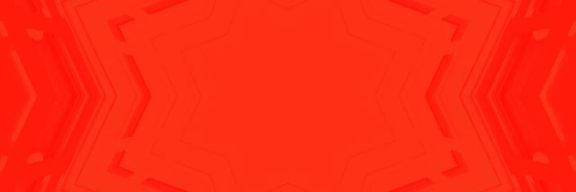 Neon Tunnel Roter Stern Vortex VJ Loop 3:1 Triple Wide 60fps Bildschirmschoner