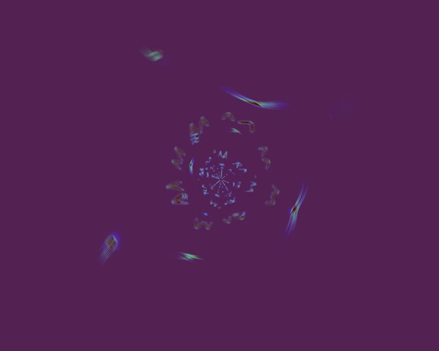 Neon Tunnel Kaleidoskop Burst VJ Loop 5:4 Industrial 60fps Bildschirmschoner