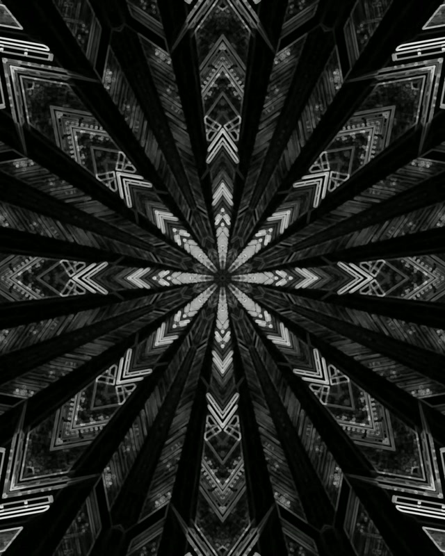 S&W Neon Tunnel Mandala Bildschirmschoner 60fps 4:5 Instagram VjLoop