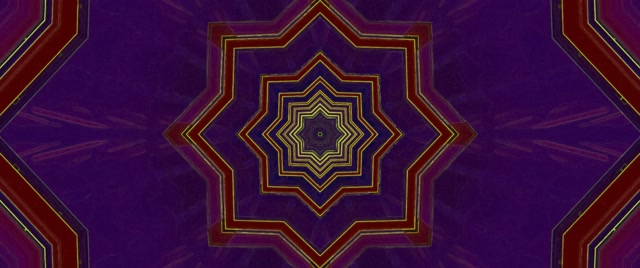 Neon Tunnel Stern Vortex 2.39:1 Cinemascope 60fps Bildschirmschoner VJ Loop