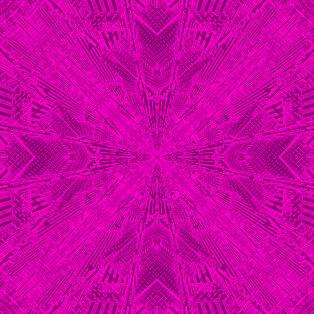 Neon Tunnel Magenta Kaleidoskop Burst VJ Loop 1:1 Square 60fps Bildschirmschoner