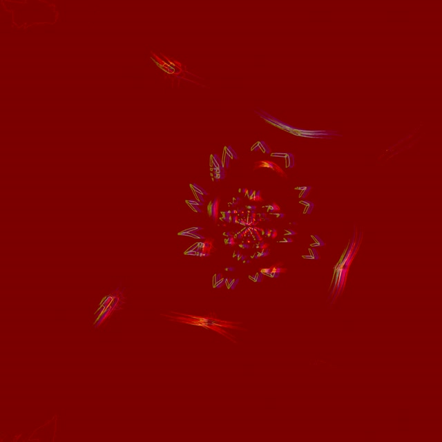 Neon Tunnel Kaleidoskop Burst VJ Loop 1:1 Square 60fps Bildschirmschoner