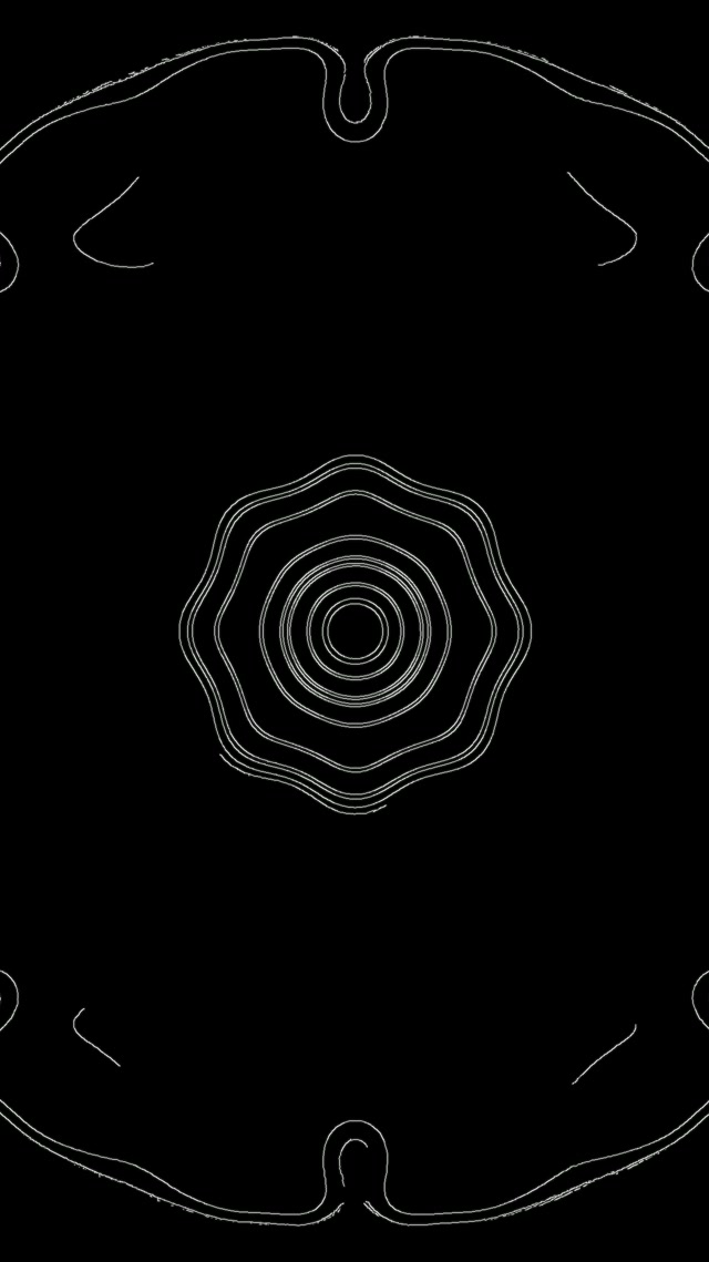 Schwarzer Neon Tunnel Bildschirmschoner 60fps 9:16 Reels VJ Loop PC Laptop