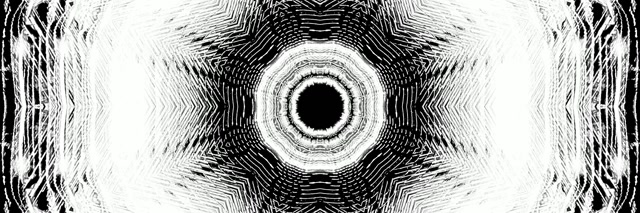 Neon Tunnel Kaleidoskop Auge Vortex Vj Loop 3:1 Triple Wide 60fps Bildschirmschoner