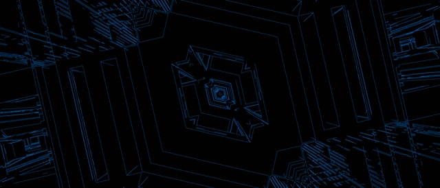 Neon Tunnel Rosa Rekursiver Diamant VJ Loop 21:9 Ultrawide 60fps Bildschirmschoner