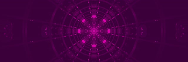 Neon Tunnel Lila Mandala Netz Vj Loop 3:1 Triple Wide 60fps Bildschirmschoner