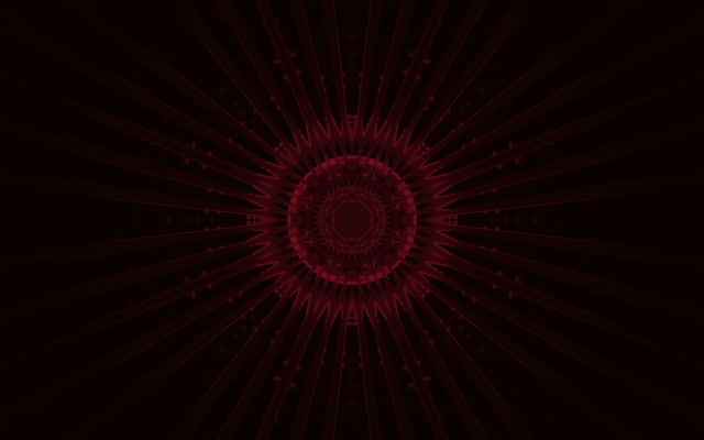 Karmesinrotes Fraktal Burst Neon Tunnel VJ Loop 16:10 Macbook 60fps Bildschirmschoner