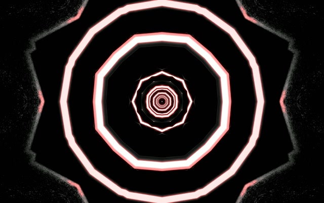 Neon Tunnel Leuchtender Oktagon Vortex Vj Loop 16:10 Macbook 60fps Bildschirmschoner