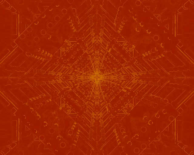 Neon Tunnel Mandala Stern Explosion 5:4 Industrial 60fps Bildschirmschoner VJLoop