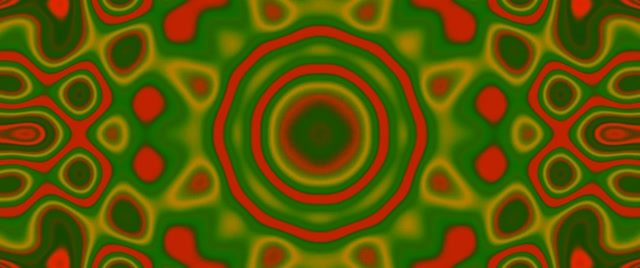 Neon Tunnel Orange Rippling Scallop Vortex VJ Loop 2.39:1 Cinemascope 60fps Bildschirmschoner