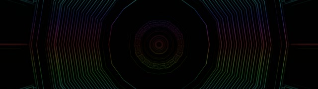 Spiraling Neon Tunnel VJ Loop 32:9 Ultrawide 60fps Screensaver Animation