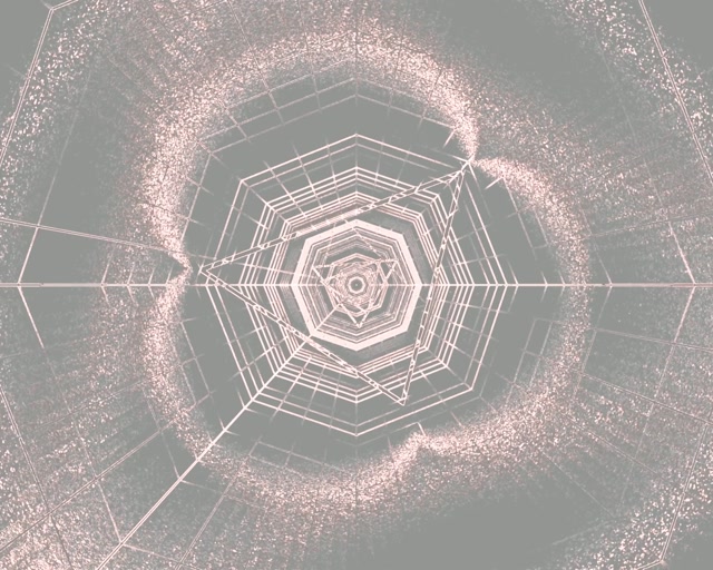 Neon Tunnel Hexagon Vortex VJ Loop 5:4 industrial 60fps Bildschirmschoner