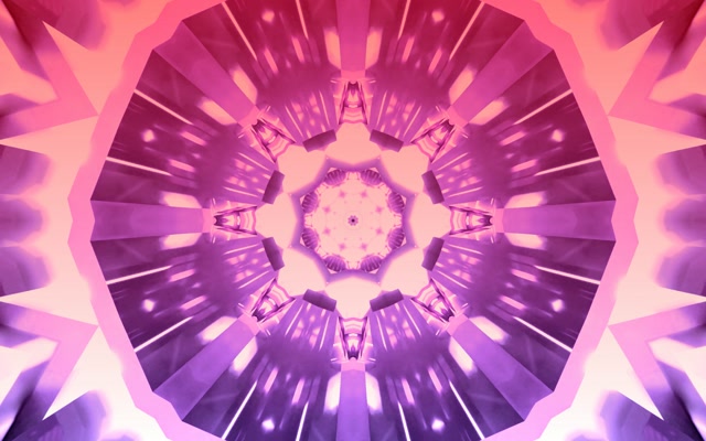 Neon Tunnel Pink Lila Kaleidoskop Vj Loop 16:10 Macbook 60fps Bildschirmschoner
