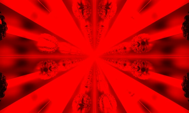 Fraktale Krone Neon Tunnel Vj Loop 5:3 Wide 60fps Bildschirmschoner