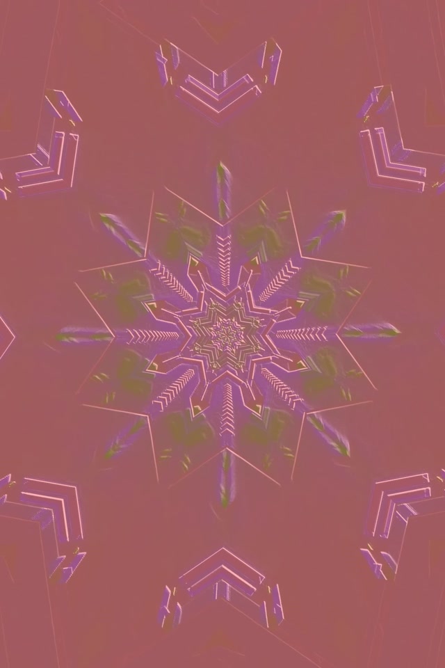 Neon Tunnel Pink Snowflake 60fps Προστάτης Οθόνης 2:3 Κατακόρυφη Προσανατολισμού Vj Loop
