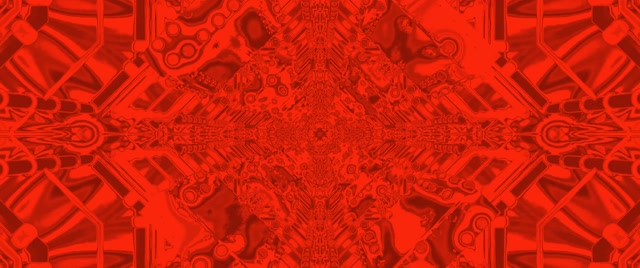 Red Mechanical Kaleidoscope Neon Tunnel VJ Loop 2.39:1 Cinemascope 60fps Screensaver