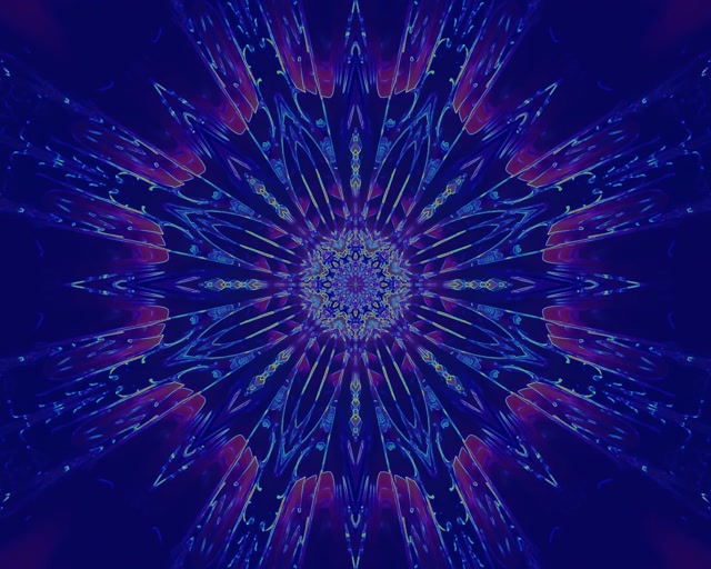 Neon Tunnel Kaleidoscope Burst Vj Loop 5:4 industrial 60fps Προφύλαξη Οθόνης