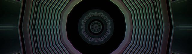 Neon Tunnel Vj Loop 32:9 Ultrawide 60fps Screensaver Hexagon Vortex