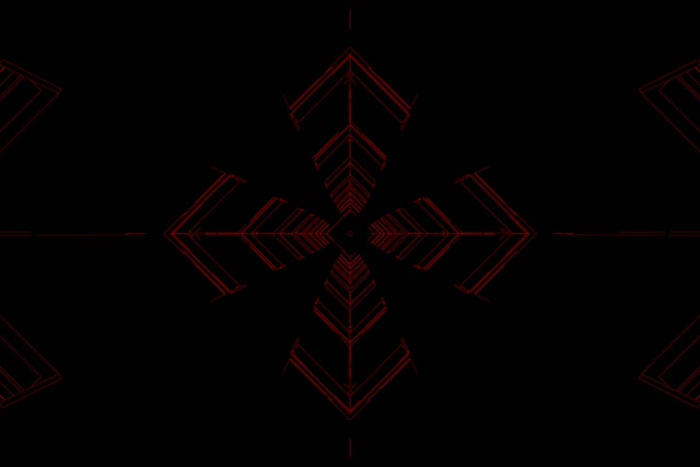 Red Neon Tunnel Arrow Cross VJ Loop 3:2 Surface 60fps Προστάσιας Οθόνης