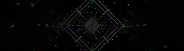 Neon Tunnel Spiraling Diamond Vortex 32:9 Ultrawide 60fps VJ Loop Screensaver
