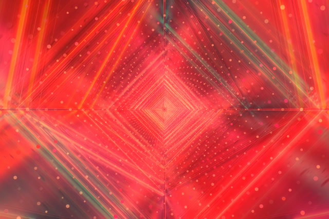 Pulsating Diamond Neon Tunnel | 32:9 VJ Loop 60fps Screensaver