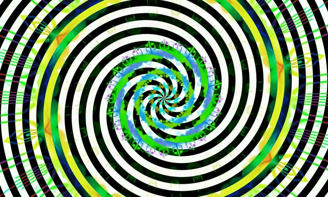 Spiraling Neon Tunnel VJ Loop 5:3 Wide 60fps Screensaver Motion Background