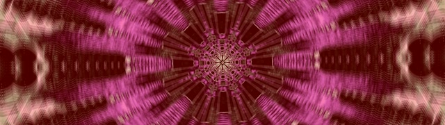 Neon Tunnel Pink Kaleidoscope Burst 32:9 Super Ultrawide 60fps Screensaver Vj Loop