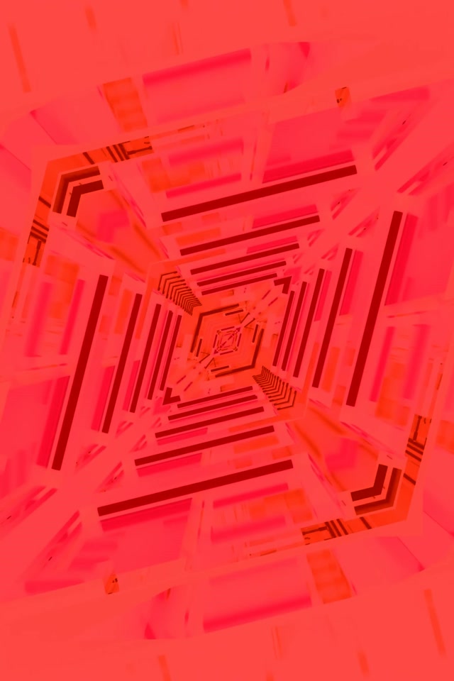 Neon Tunnel Κόκκινο Spiral Grid VJ Loop 60fps 2:3 Photo Portrait Screensaver
