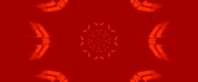 Κόκκινο Neon Tunnel Kaleidoscope Screensaver 2.39:1 Cinemascope 60fps VJ Loop