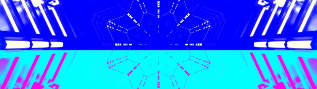 Neon Tunnel Πεντάγωνο Πλέγμα 32:9 Ultrawide 60fps Προφύλαξη Οθόνης VJ Loop