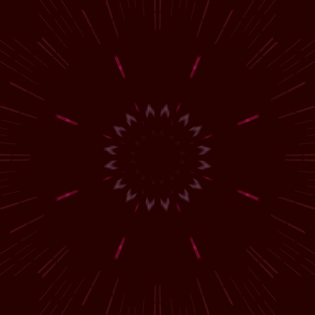 Neon Σήραγγα Ροζ Καλειδοσκόπιο Άνθιση VJLoops 1:1 Square 60fps Screensaver