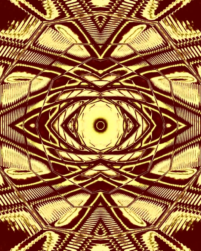 Golden Eye Neon Tunnel Προφύλαξη Οθόνης 60fps 4:5 Instagram Vj Loop