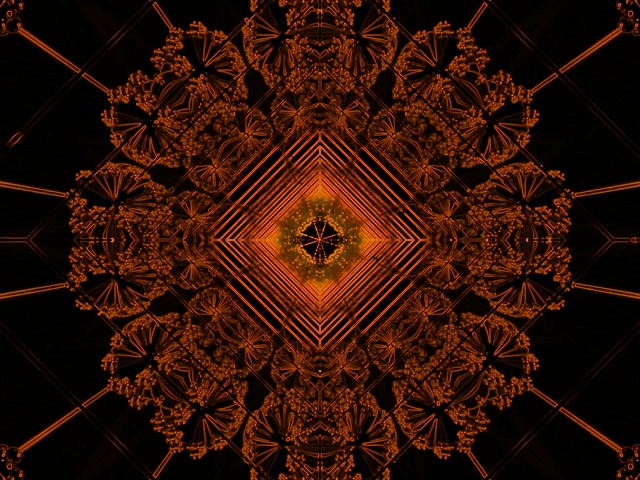 Fractal Caleidoscope Neon Tunnel 4:3 Classic 60fps Screensaver Vj Loop