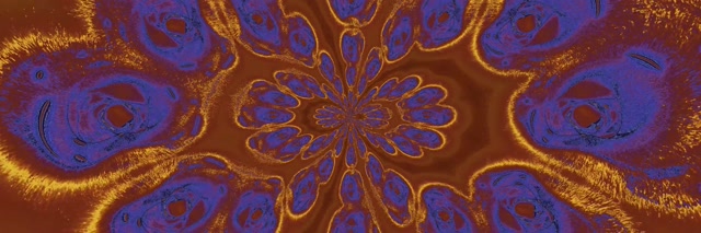 Neon Tunnel Fractal Caleidoscope Burst 3:1 Triple Wide 60fps Screensaver Vj Loop