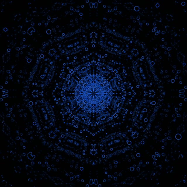 Neon Τούνελ Ματζέντα Φράκταλ Δακτύλιοι Vj Loop 1:1 Square 60fps Προφύλαξη Οθόνης