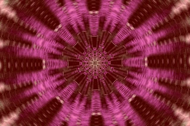 Neon Tunnel Pink Kaleidoscope Burst VJ Loop 3:2 Surface 60fps Προφύλαξη Οθόνης