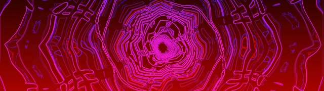 Pulsating Neon Tunnel VJ Loop 32:9 Ultrawide 60fps Screensaver