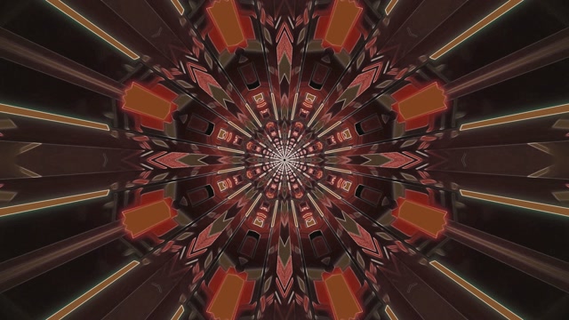 Túnel Neón Salvapantallas Windows 11 | 4K UHD 60fps VJLoops Fondo Movimiento