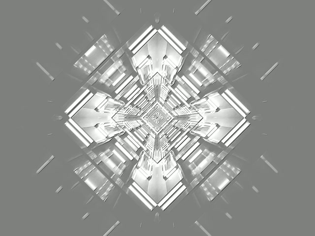 Vj loop Neon Tunnel Silver Diamond Grid 4:3 classic 60fps Screensaver