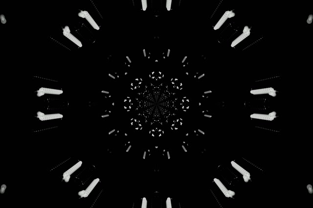 Neon Tunnel Fractal Kaleidoscope Burst VJ Loop 3:2 Surface 60fps Screensaver