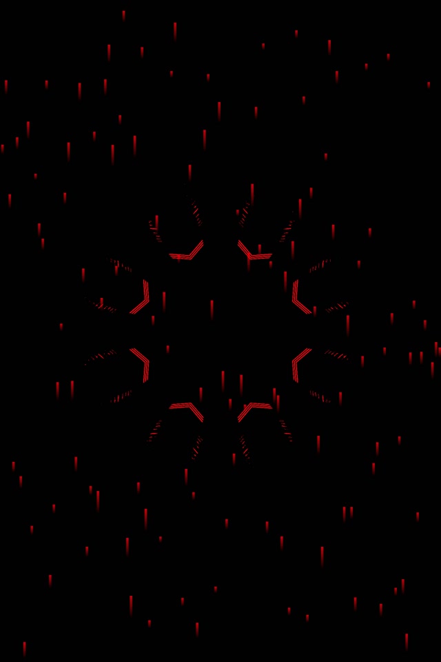 Túnel de Neón Rojo Salvapantallas 60fps 2:3 Foto Portrait VJ Loop