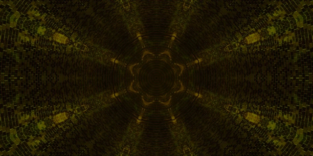 Neon Tunnel Mosaic Star Vortex Vj Loop 2:1 Univisium 60fps Screensaver