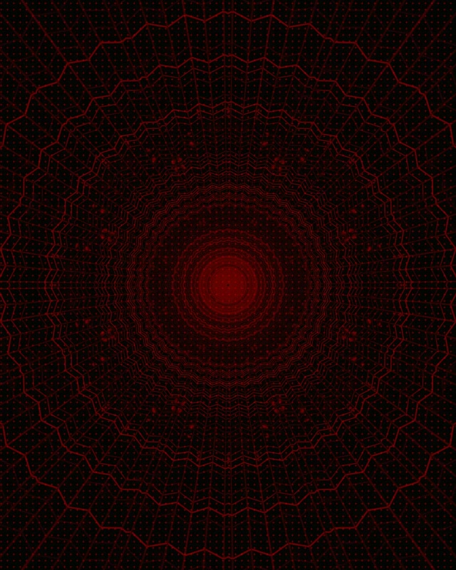 Red Spider Web Neon Tunnel Vj Loop 4:5 Instagram 60fps Screensaver