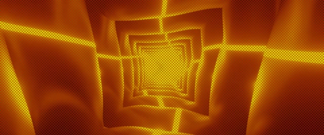 Neon Tunnel Golden Spiral Vortex VJ Loop 2.39:1 Cinemascope 60fps Screensaver