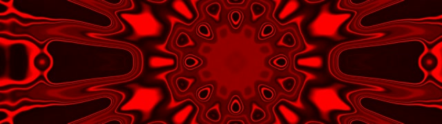 Túnel de Neón Rojo Caleidoscopio Explosión 32:9 Super Ultrawide 60fps Protector de Pantalla VJLoops