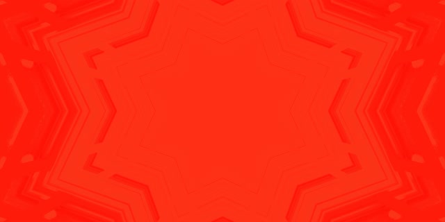 Túnel de Neón Rojo Estrella Vórtice VJLoops 2:1 Univisium 60fps Protector de Pantalla