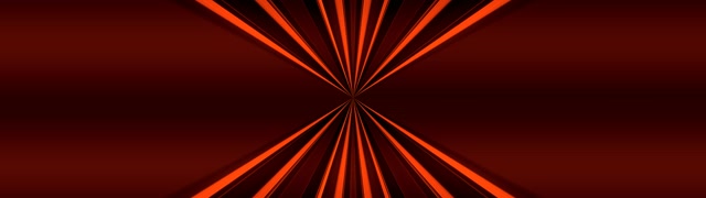 Túnel de Neón Rojo Explosión de Estrella VJLoops 32:9 Super Ultraancho 60fps Salvapantallas