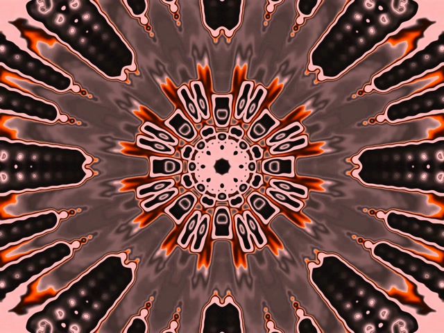 Túnel de Neón Explosión Radial Picos VJ Loop 4:3 Clásico 60fps Salvapantallas