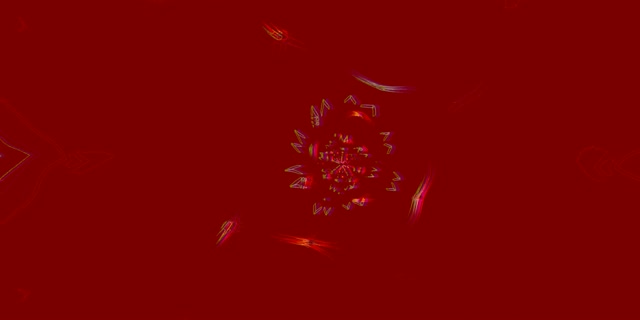 Túnel Neón Fractal Caleidoscopio Explosión VJ Loop 2:1 Univisium 60fps Salvapantallas