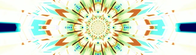 Túnel Neón Caleidoscopio Explosión VJ Loop 32:9 Super Ultrawide 60fps Protector de Pantalla